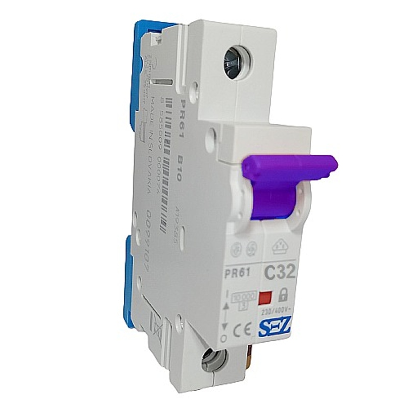 Circuit breaker PR61-C 32A/1P (10kA)