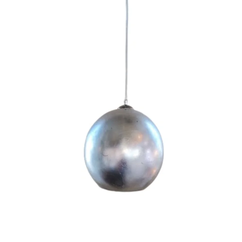 Chandelier, big silver ball 1029-400 01845