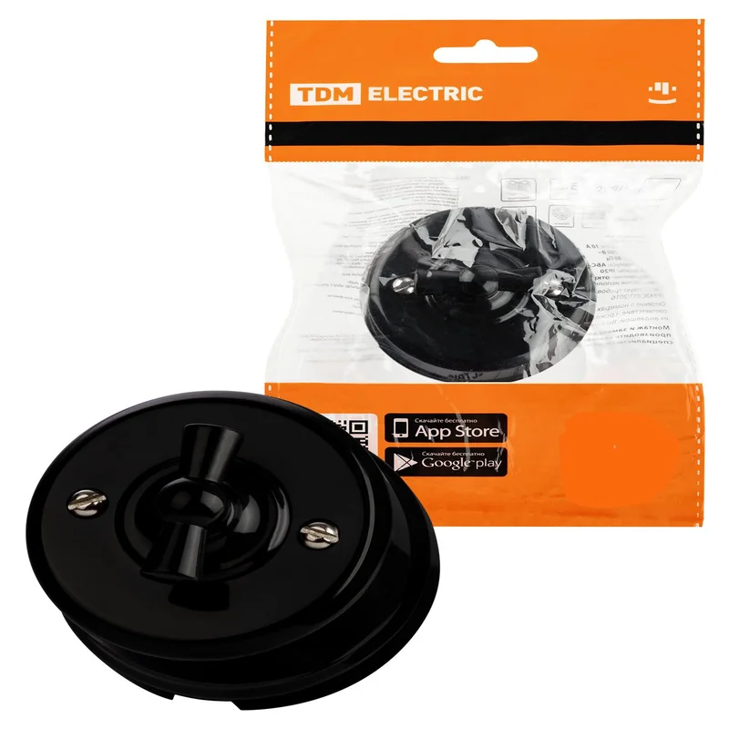 ჩამრთველი. შავი (Vivi)  SQ1820-1205 TDM