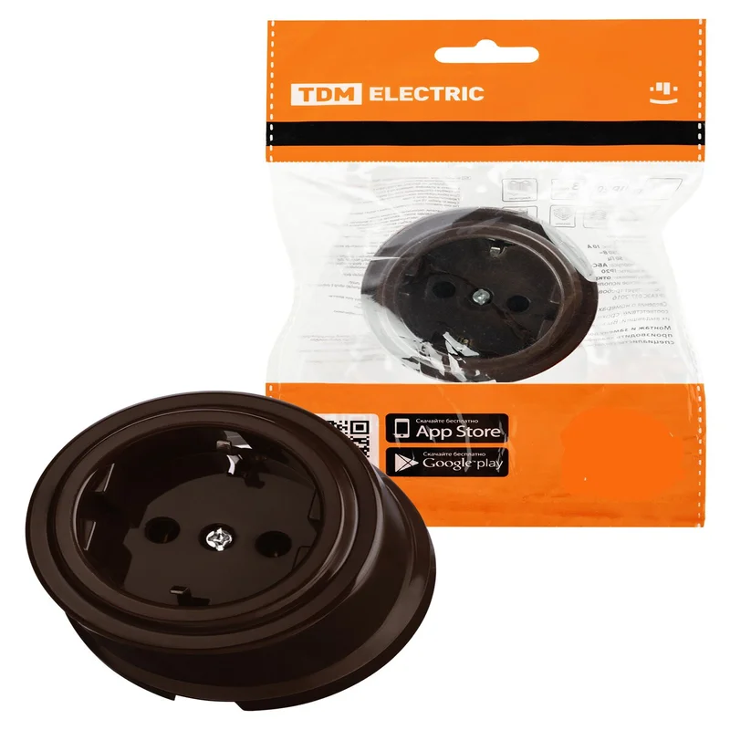 როზეტი 16ა. ყავისფერი (Vivi) SQ1820-1417 TDM