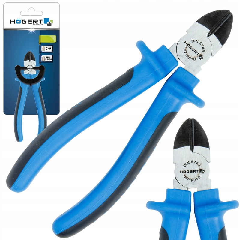 
69
Бокорезы для проводов и кабелей HOGERT, 160 мм, HT1P010