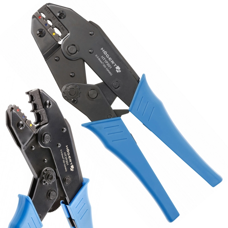 Плоскогубцы HOGERT для изолированных клемм 0,5-6,0 мм