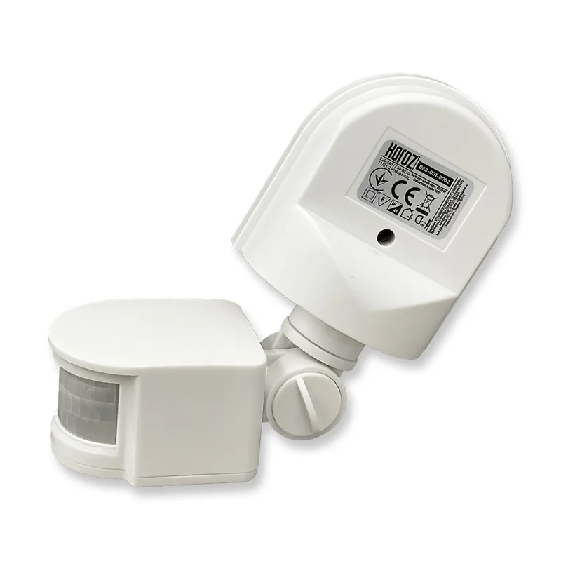 088-001-0002 MAX. 1000W SENSOR (HL481) თეთრი მოძრაობის სენსორი