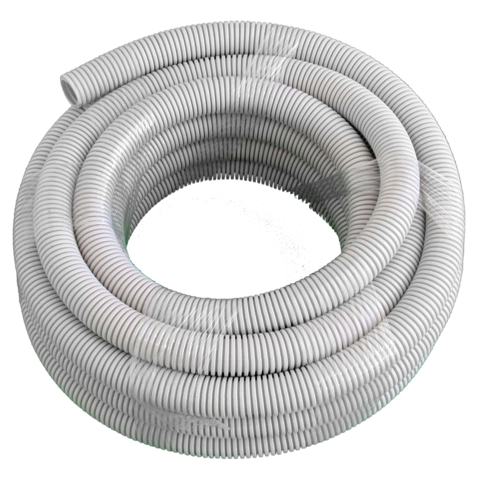 Grey Plastic Spiral 26-32 mm With Rope -ნაცრისფერი გოფრირებული მილი    26-32მმ