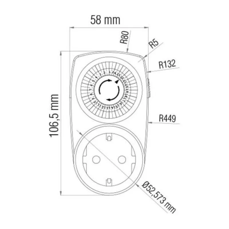 108-001-0001 TIMER-1 დროის რელე
