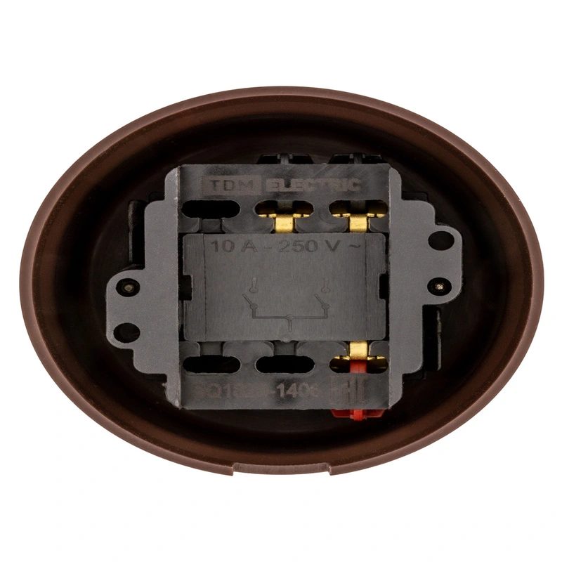  ჩამრთველი. ყავისფერი (Vivi) SQ1820-1405 TDM