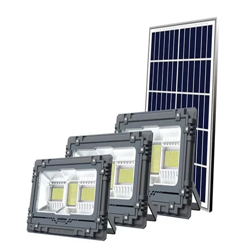 პროჟექტორი მზის ენერგიაზე 200 ვტ კომპ