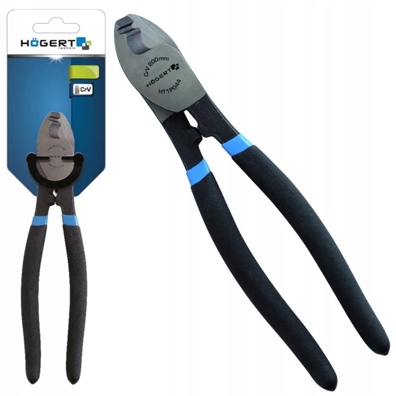 HT1P042 კაბელის საჭრელი მკვნეტარა 160 მმ Cutting cable pliers 160 mm, CrV (6/60)