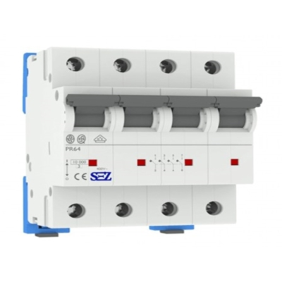 Circuit breaker PR64-C 10A/4P (10kA)