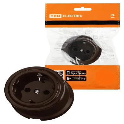 როზეტი 16ა. ყავისფერი (Vivi) SQ1820-1417 TDM