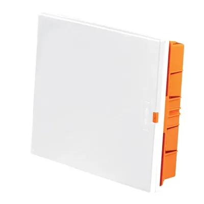 QUANTUM 9 MODULES FLUSH MOUNTED DISTRIBUTION BOX WHITE-ავტ. შიდა ბოქსი 9-ნი  თეთრი კარით